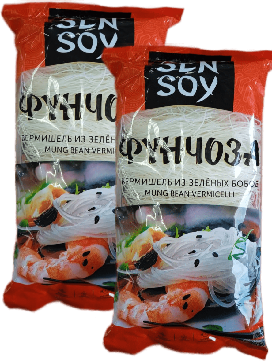 Вермишель Sen Soy Premium Фунчоза 200г Zhaoyuan Sanjia Vermicelli And Protein Co - фото №3