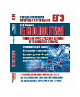 Биология. Полный курс средней школы в таблицах и схемах - фото №3