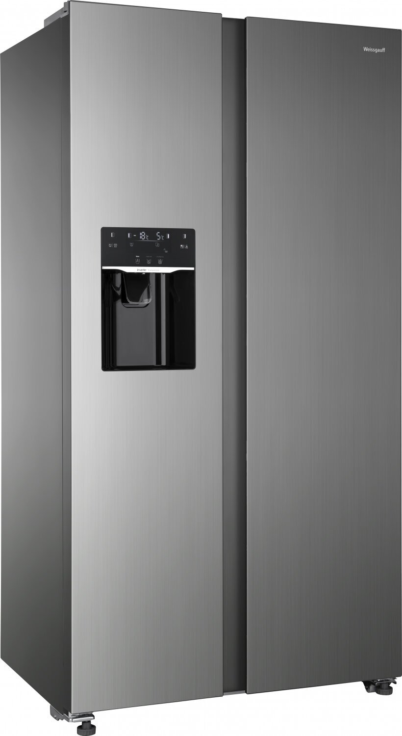 Холодильник двухкамерный Weissgauff Premium WSBS 695 NFX Inverter Ice Maker - фото №15