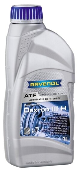 Масло трансмиссионное atf dexron iii h 1л (полусинтетика) Ravenol 1212100001