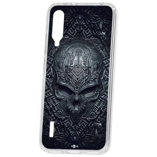 фото Чехол на xiaomi mi a3 kruche print череп техно