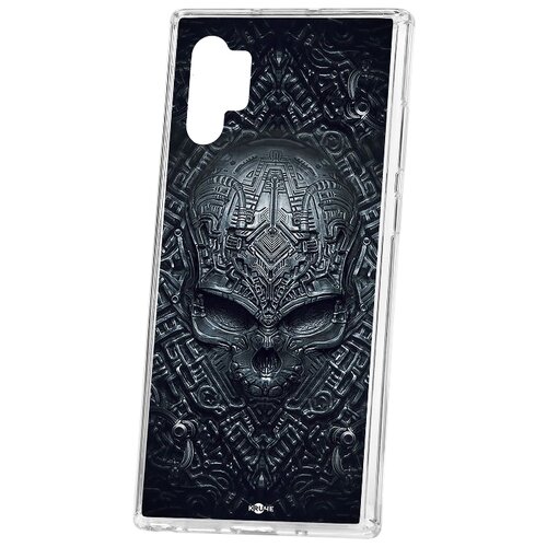 фото Чехол на samsung galaxy note 10+ kruche print череп техно