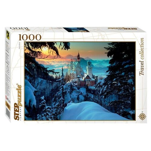 Пазл 1000 Бавария. Замок Нойшванштайн 79103 Степ /9/ пазлы step puzzle пазлы вздремнувший том 1000 элементов