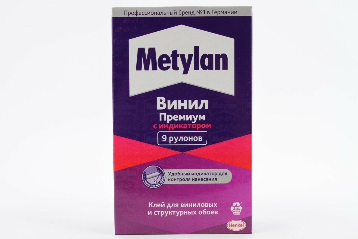 Клей для обоев Metylan Винил Премиум, с индикатором (300 г)