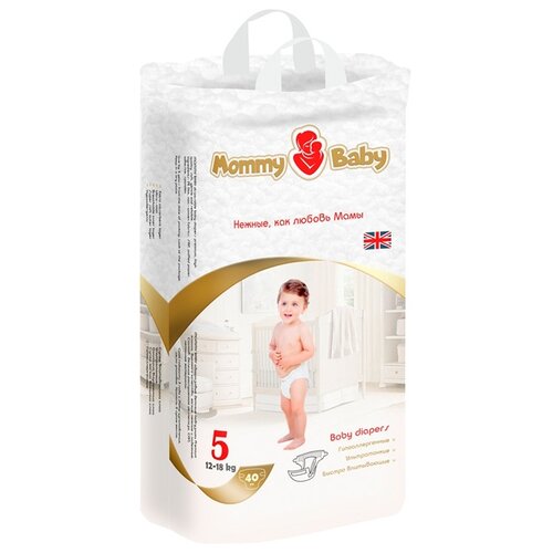 фото Mommy Baby подгузники 5 (12-18 кг) 40 шт.