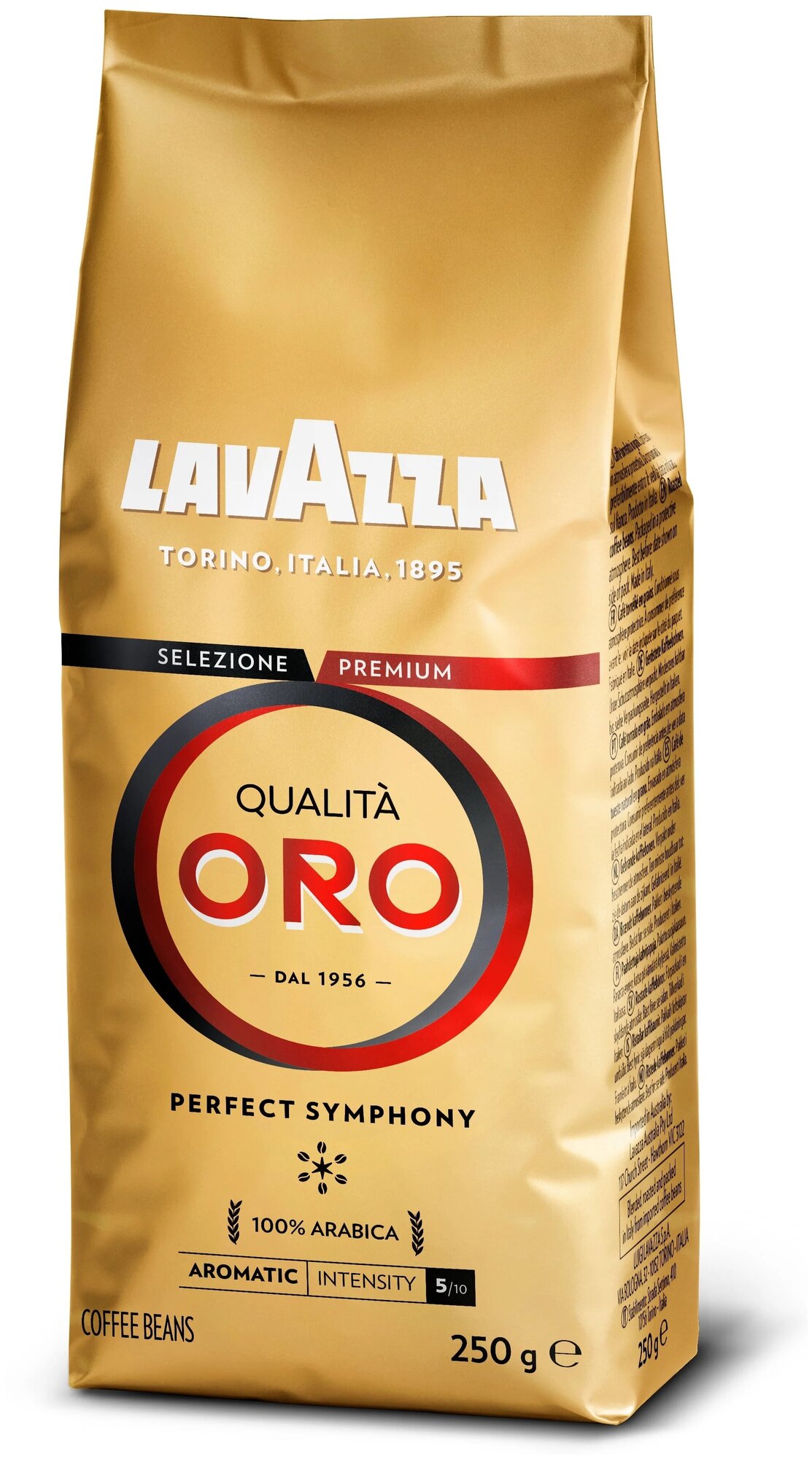 Кофе в зернах Lavazza Qualita Oro, 4 уп., 250 г - фотография № 2