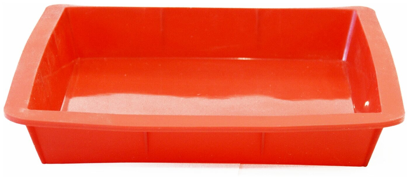 фото Силиконовая форма для выпечки квадратная 24 *24 * 3,8 см