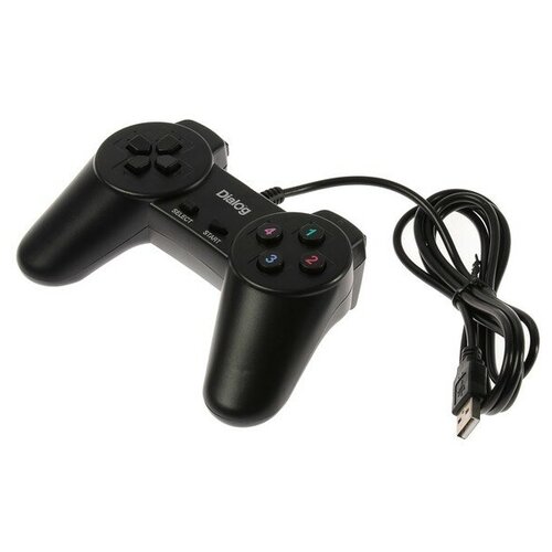 Геймпад Dialog Action GP-A01 проводной для PC 10 кнопок USB черный 430700₽