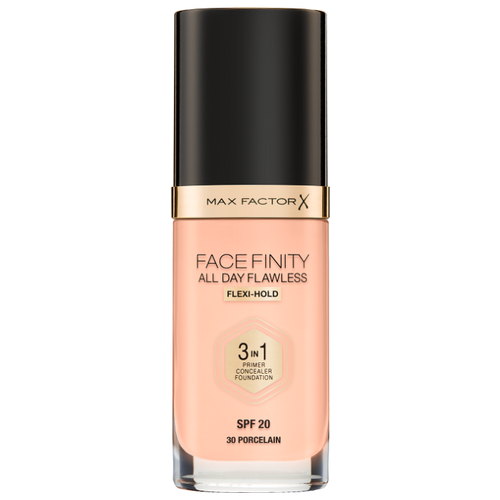 Max Factor Тональный крем Facefinity All Day Flawless 3-in-1, 30 мл, оттенок: 30 Porcelain