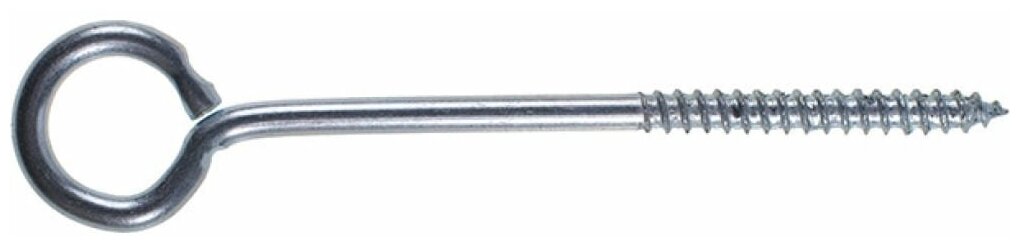 Крючок 6.0х80 мм О-образный цинк (4 шт в зип-локе) STARFIX (SMZ2-66935-4)