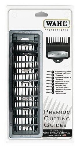 Wahl Набор насадок Premium 8 шт. для машинок серии Taper (3171-600) - фотография № 4