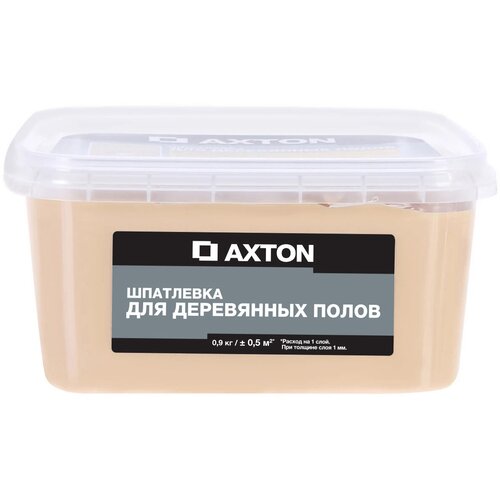 Шпатлёвка Axton для деревянных полов 0.9 кг сосна шпатлёвка axton для дерева 0 4 кг тач