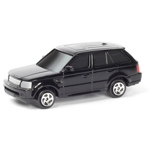 Машина металлическая RMZ City 1:64 Range Rover Sport, без механизмов, цвет черный, 9 x 4.2 x 4 см, 36шт в дисплее