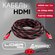 Кабель HDMI - HDMI (5м) с нейлоновой оплеткой, экранированием и п...