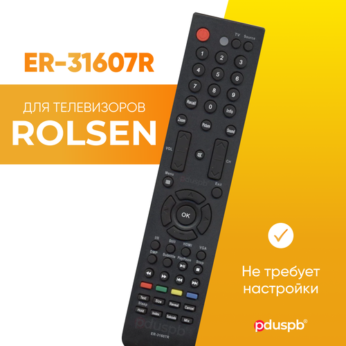 Пульт ду для телевизоров Rolsen ER-31607R пульт для rolsen er 31607r