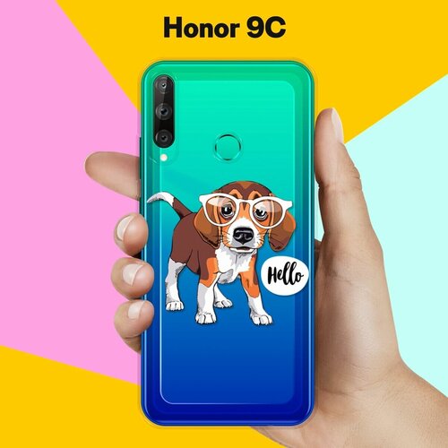 Силиконовый чехол Hello Бигль на Honor 9C силиконовый чехол бигль на honor 9c