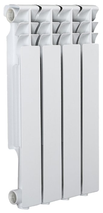 Радиатор алюминиевый Tropic, 500 x 80 мм, 4 секции 2398257