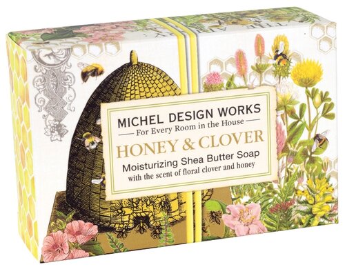 Мыло в подарочной коробке Michel Design Works Мёд и Клевер 127гр.