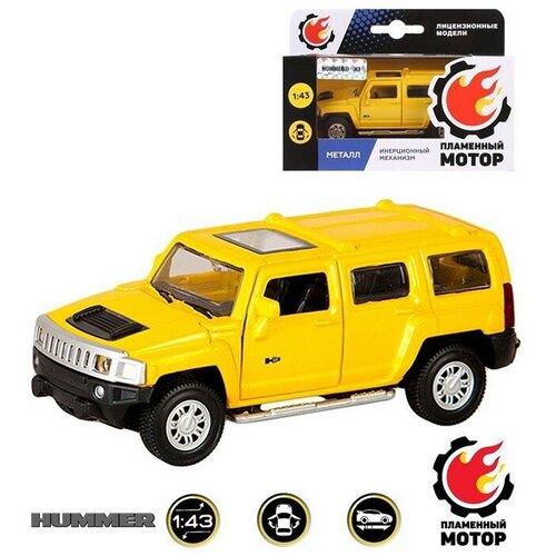 Модель 1:43 Hummer H3 870131 Пламенный мотор модель 1 43 chevrolet camaro желтый 870139 пламенный мотор