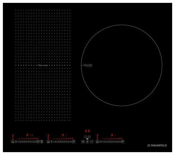 Варочные панели Maunfeld Индукционная варочная панель Maunfeld CVI593SFBK - фотография № 10