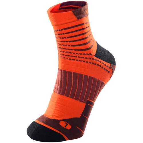 Мужские носки Kailas, укороченные, антибактериальные свойства, воздухопроницаемые, быстросохнущие, размер M, оранжевый, красный