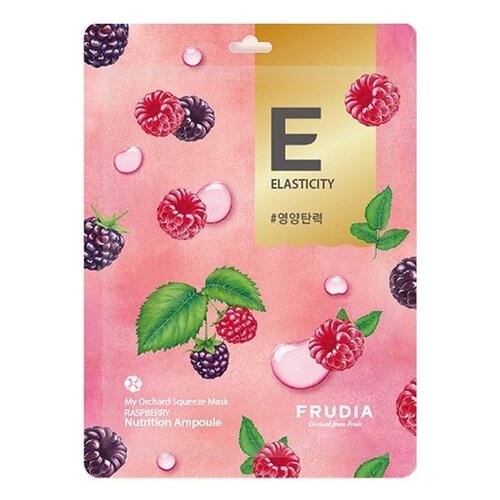 Frudia Тонизирующая маска с малиной My Orchard Squeeze Mask Raspberry, 20 мл, 3 шт.