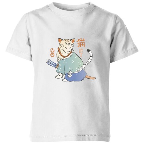 Футболка Us Basic, размер 12, белый мужская футболка японский кот самурай japanese samurai cat 2xl белый