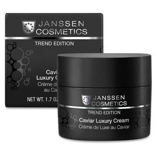 Крем для лица омолаживающий Janssen Trend Edition 2600 Caviar Luxury Cream с экстрактом черной икры 50 мл