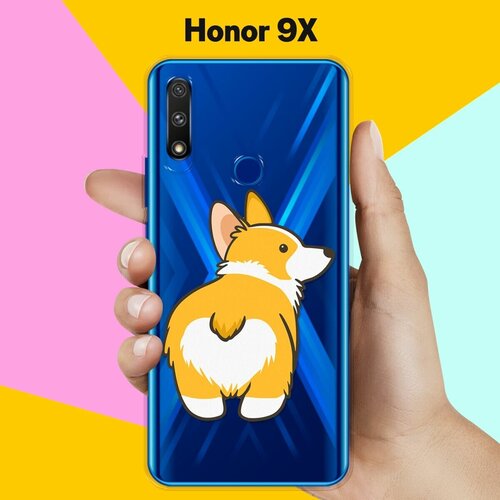 Силиконовый чехол Корги на Honor 9X