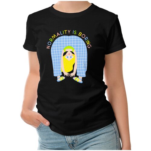 фото Футболка roly, размер m, черный