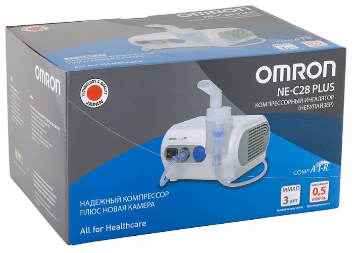 Компрессорный ингалятор (небулайзер) Omron Comp Air NE-C28 Plus