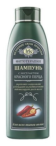 IRIS cosmetic шампунь Фитотерапия с экстрактом красного перца для всех типов волос, 500 мл