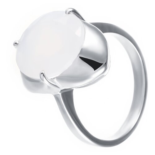 фото Element47 кольцо из серебра 925 пробы с агатом gre2526_ko_ag_wg, размер 16.75