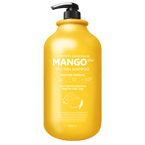 фото Pedison шампунь institut-beaute mango rich protein hair 2000 мл с дозатором