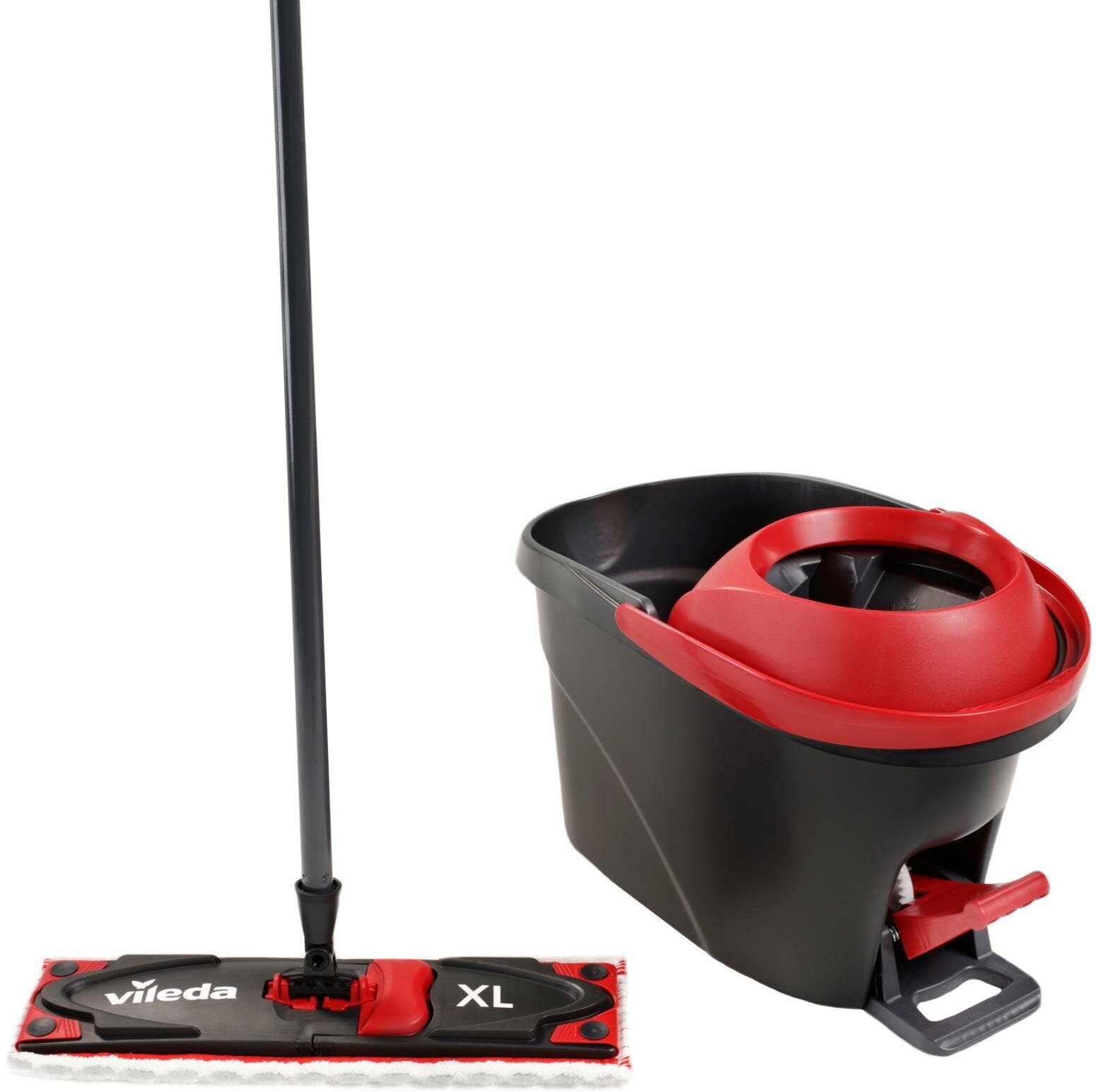 Швабра Vileda Ultramat Turbo XL 161023/163427 черный/красный 42 см 10 см