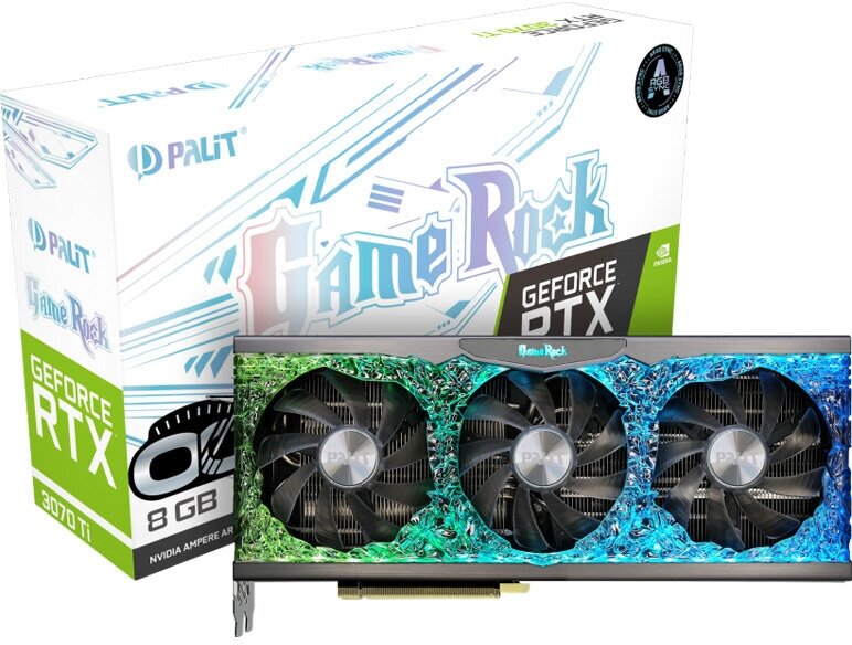 Видеокарта Palit GeForce RTX 3070 Ti GameRock OC