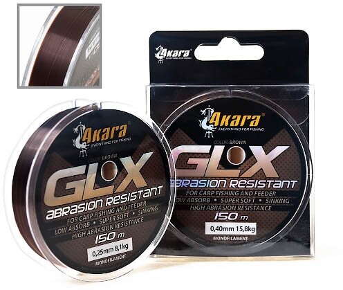 Леска Akara GLX Abrasion Resistant 150м 0.35мм 13.7кг