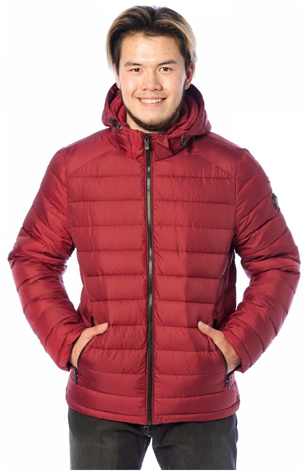 Зимняя куртка мужская ZERO FROZEN 221 бордовый 