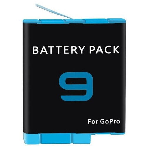 Аккумулятор для экшн-камер Gopro Hero 9/10/11, 1800 mAh аккумулятор gopro hero 12 11 10 9 enduro rechargeable battery adbat 011