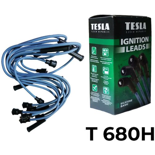 Провода в/н к а/м 53,66,3307,3308, ПАЗ TESLA hypalon (к-т) (T680H) Tesla T 680H