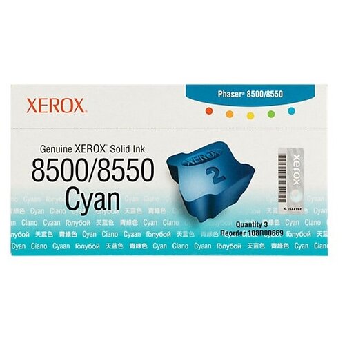 Xerox 108R00669, 3000 стр, черный твердые чернила xerox 108r00669