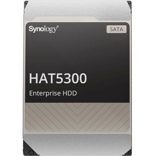 Жесткий диск Synology HAT5300-16T SATA 3,5 16Tb жесткий диск synology 12тб sata 7200 об мин mttf 2 5млн часов hat5300 12t