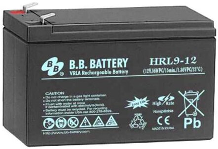 Аккумуляторная батарея B. B. Battery HRL 9-12