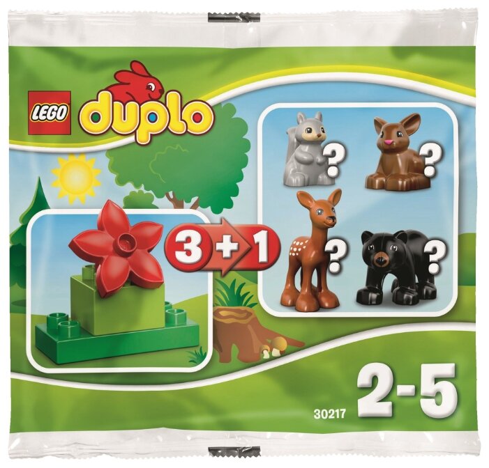 Конструктор LEGO DUPLO 30217 Лес, 4 дет.