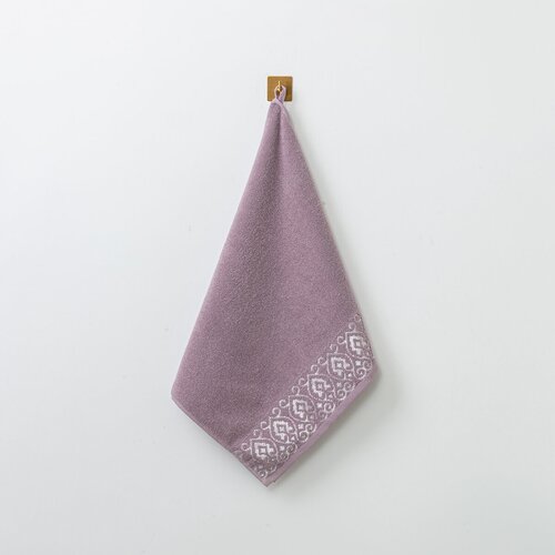 Махровое полотенце Abu Dabi 50*90 см, цвет - брусника (0408), плотность 500 гр, 2-я нить.
