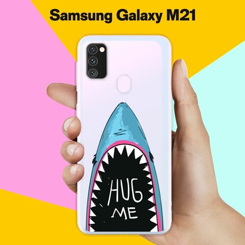Силиконовый чехол Акула на Samsung Galaxy M30s