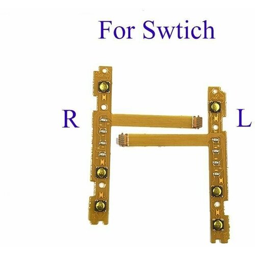Шлейф кнопки / плата для Nintendo Switch Joy-Con левый и правый кнопка Шлейф SL + SR NS 5 in 1 zl zr l sl sr button key ribbon flex cable replacement repair compatible with switch joy con controller spare parts