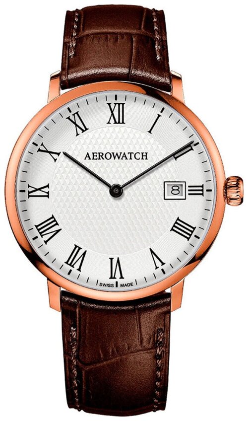 Наручные часы AEROWATCH, коричневый