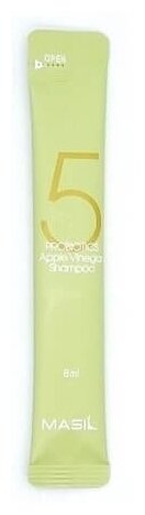 Шампунь с яблочным уксусом Masil 5 Probiotics Apple Vinegar Shampoo 8 мл.