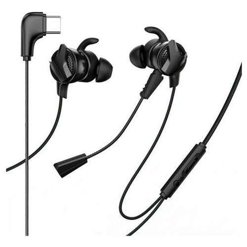 Наушники Baseus GAMO Type-cAUX Wired Earphone C15 Двойной микрофон Черный NGC15-01 168200₽